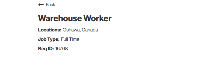 Warehouse Worker