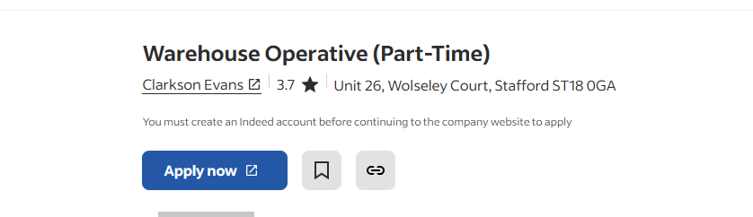 Warehouse Operative (Part-Time)