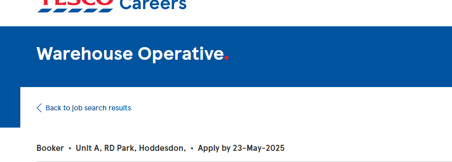 Warehouse Operative 