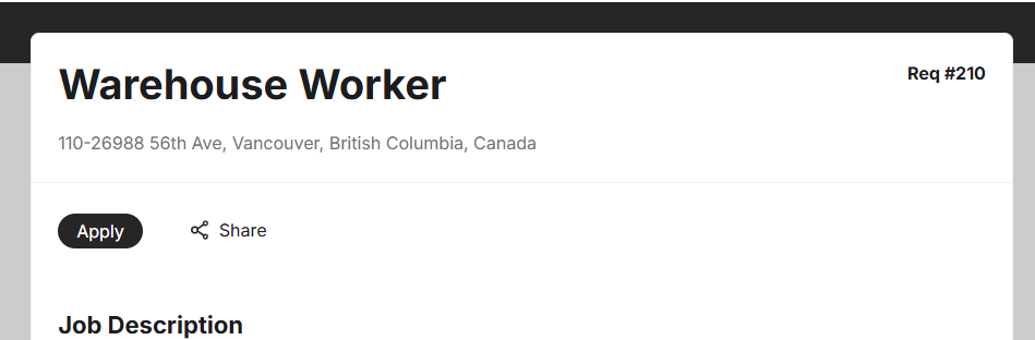 Warehouse Worker