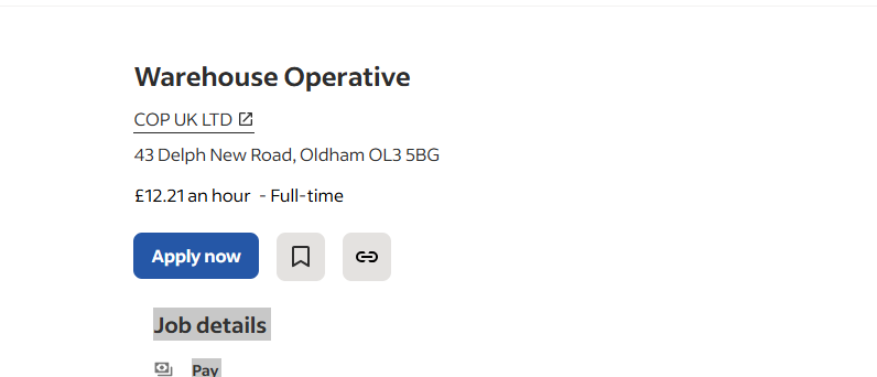 Warehouse Operative