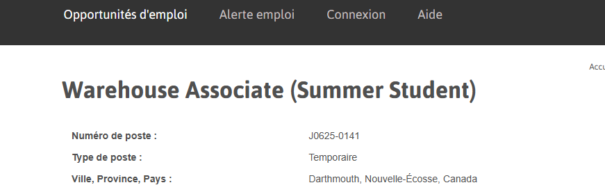 Warehouse Associate 