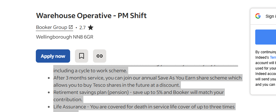 Warehouse Operative – PM Shift
