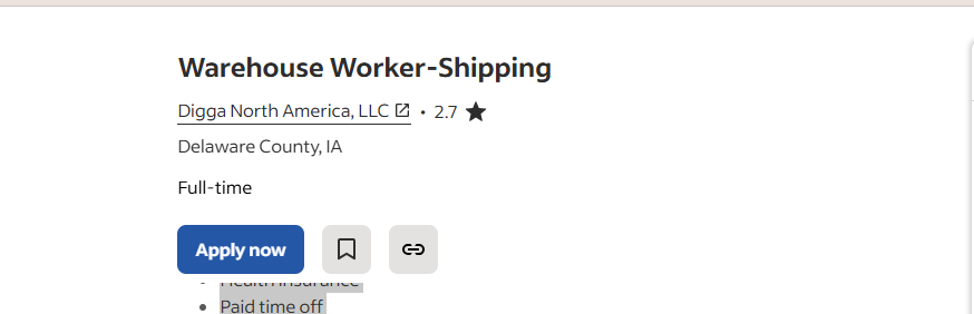 Warehouse Worker-Shipping