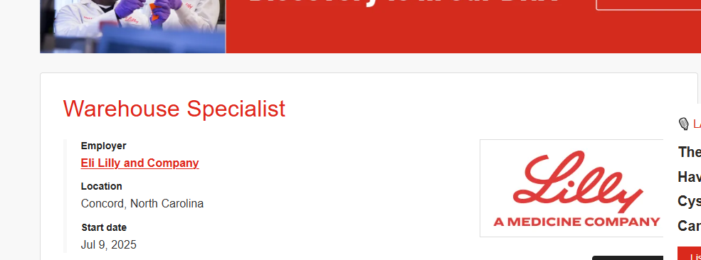 Warehouse Specialist
